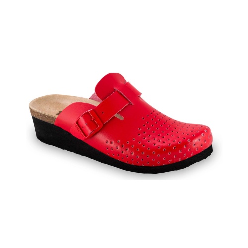 Grubin klompa Oxford crvena