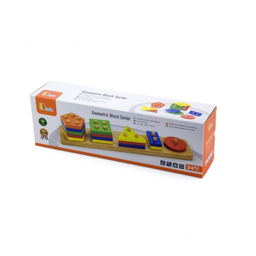 Viga igračka kocke geometrijski oblici 58558