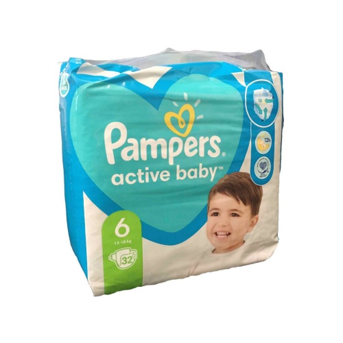 Pampers Active Baby 6 (13-18 kg) 32 komada