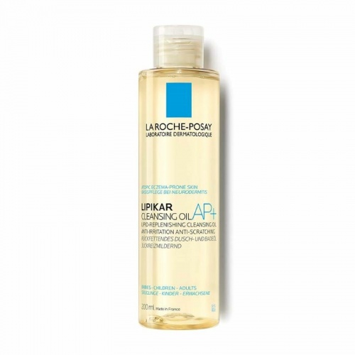 La Roche Posay LIPIKAR HUILE LAVANTE AP+ Ulje za kupanje obogaćeno lipidima protiv nadraženosti i svrbeža, pogodno za bebe, djecu i odrasle 200 ml