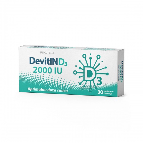 DevitIN D3 2000 IU 30 tableta za žvakanje