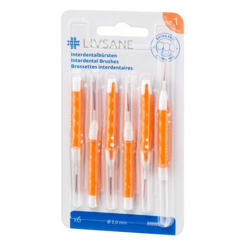 Livsane interdentalne četkice extra fine 6 komada