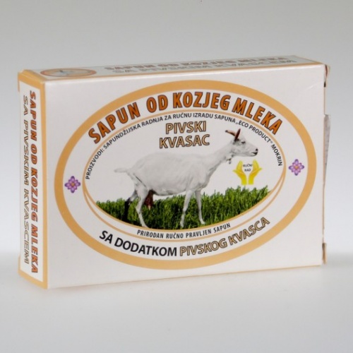 Sapun od kozijeg mlijeka sa dodatkom pivskog kvasca 75 g