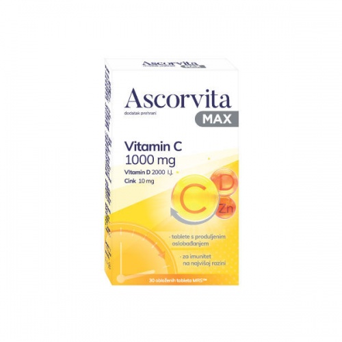 Ascorvita max 30 tableta