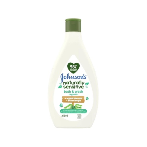 Johnson's naturally sensitive kupka aloe vera 395 ml