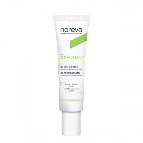 Noreva Exfoliac BB zlatna krema 30 ml