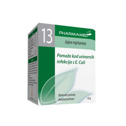 Pharmamed čajna mješavina kod urinarnih infekcija s Escherichia Coli 50 g