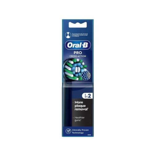 Oral B cross action zamjenske glave 2 komada crna
