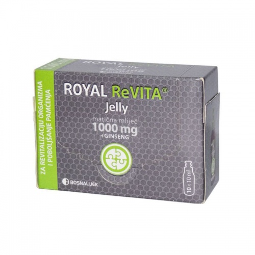 Royal Revita Jelly matična mliječ + gingseng 1000 mg, 10 bočica