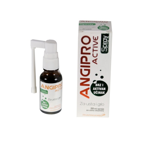Angipro active sprej za usta i grlo 20 ml