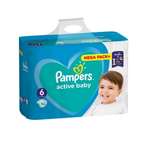 Pampers pelene active MB 6 extralarge 96 komada