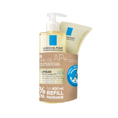 La Roche Posay Lipikar huile lavante AP+ 400 ml + eco refill 400 ml PROMO