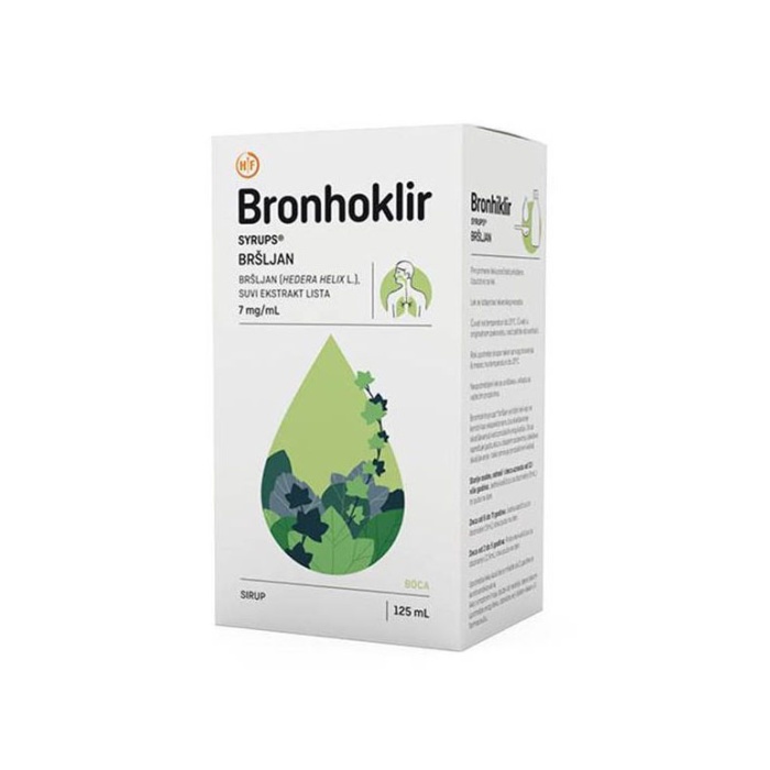 Bronhoklir sirup bršljan 125 ml