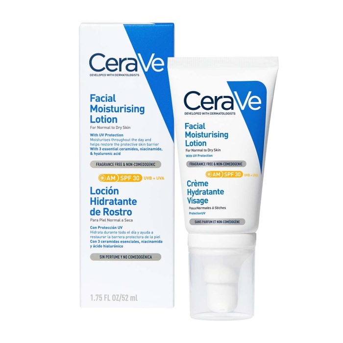 CeraVe Hidratantna njega za lice za normalnu do suhu kožu SPF30 52 ml