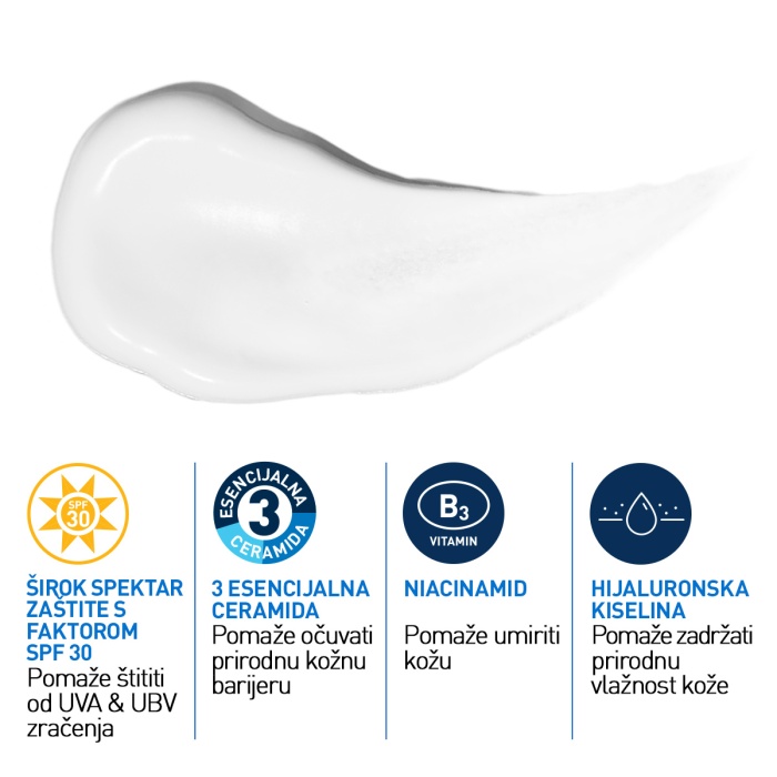 CeraVe Hidratantna njega za lice za normalnu do suhu kožu SPF30 52 ml