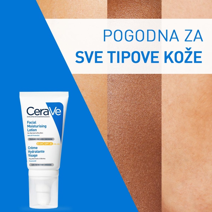 CeraVe Hidratantna njega za lice za normalnu do suhu kožu SPF30 52 ml