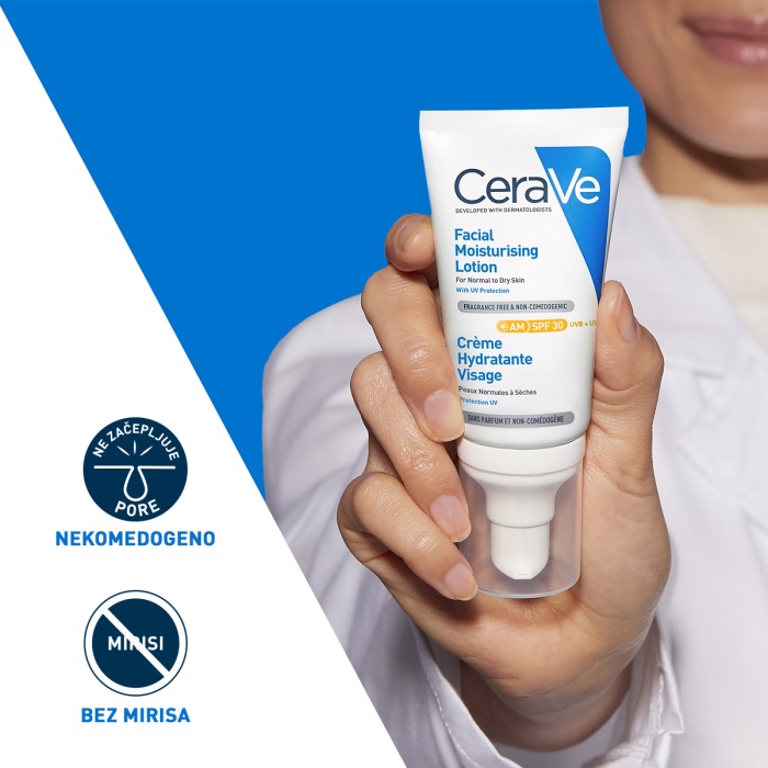 CeraVe Hidratantna njega za lice za normalnu do suhu kožu SPF30 52 ml