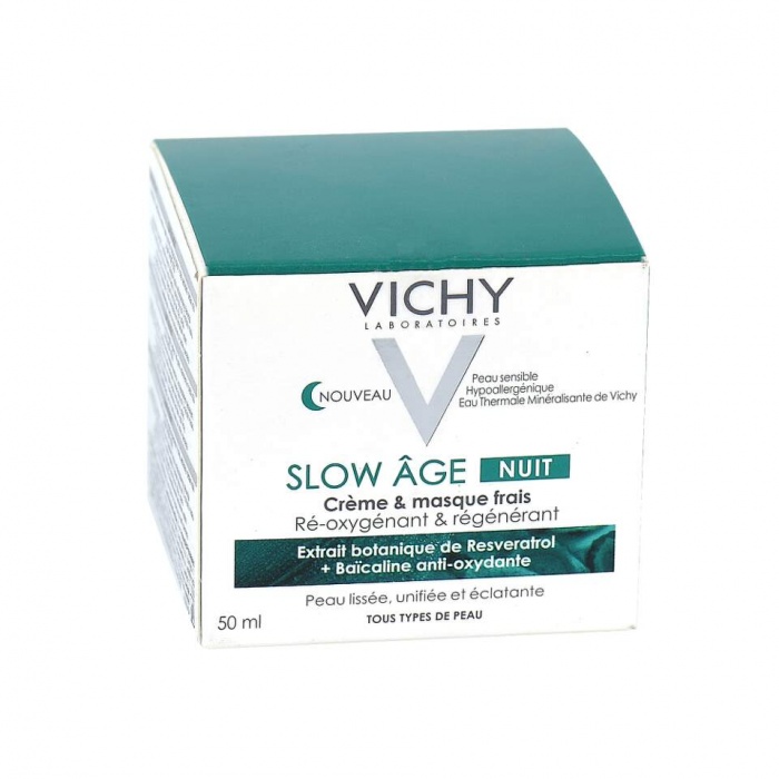 Vichy Slow age noćna krema i maska 50 ml