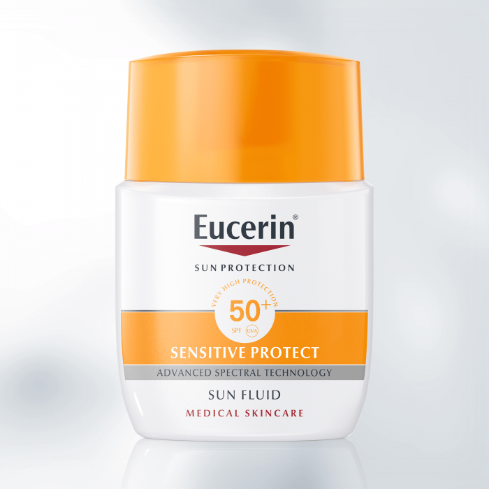 Eucerin Sun fluid za zaštitu osjetljive kože od sunca SPF 50+ 50 ml