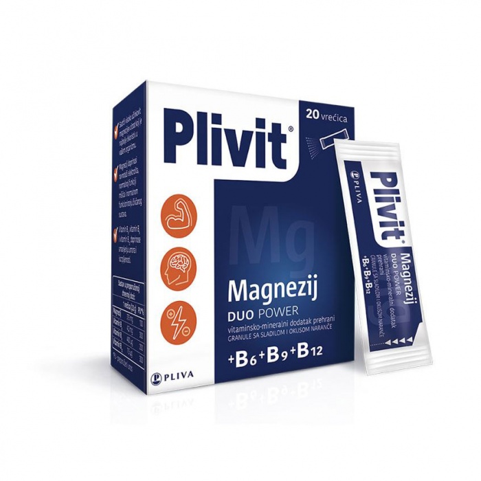 Plivit Magnezij duo power granule 20 kesica