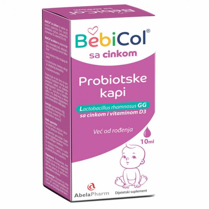 Bebicol forte probiotske kapi + cink 10 ml