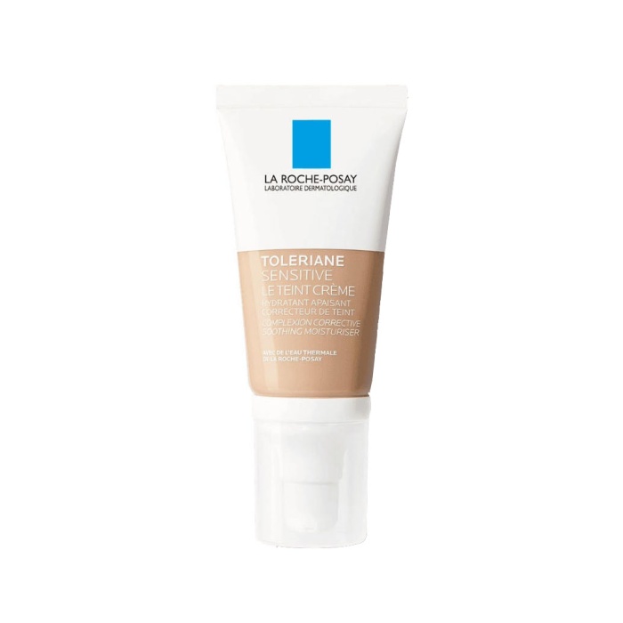 La Roche Posay Toleriane Sensitive Smirujuća hidratantna njega za korekciju tena 50 ml Light