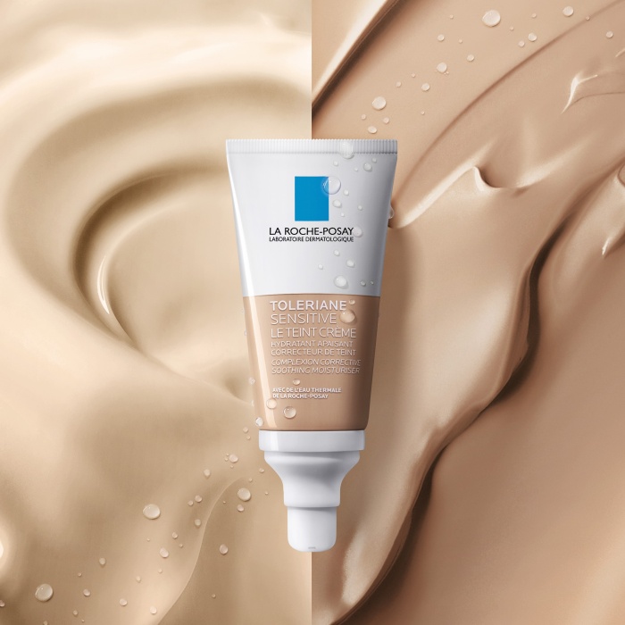 La Roche Posay Toleriane Sensitive Smirujuća hidratantna njega za korekciju tena 50 ml Medium