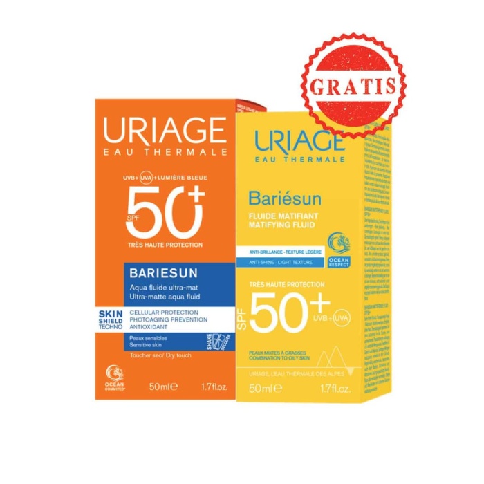 Uriage Bariesun set mat fluid SPF50+ 50 ml 1+1