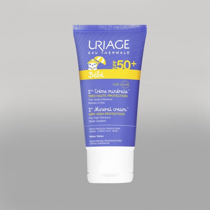 Uriage Bebe mineralna krema SPF 50+ 50 ml