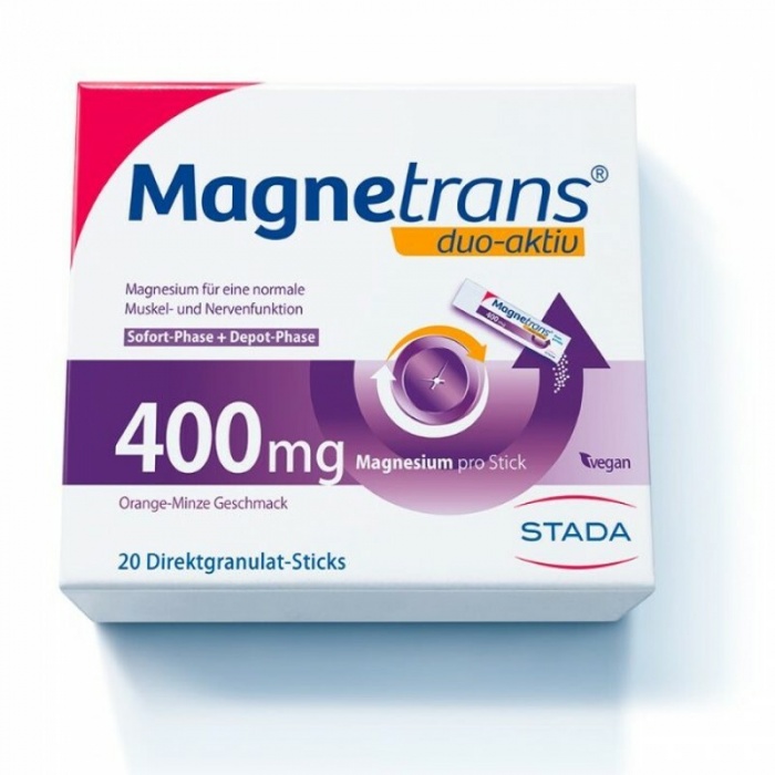 Magnetrans duo-aktiv 400 mg 20 direkt kesica