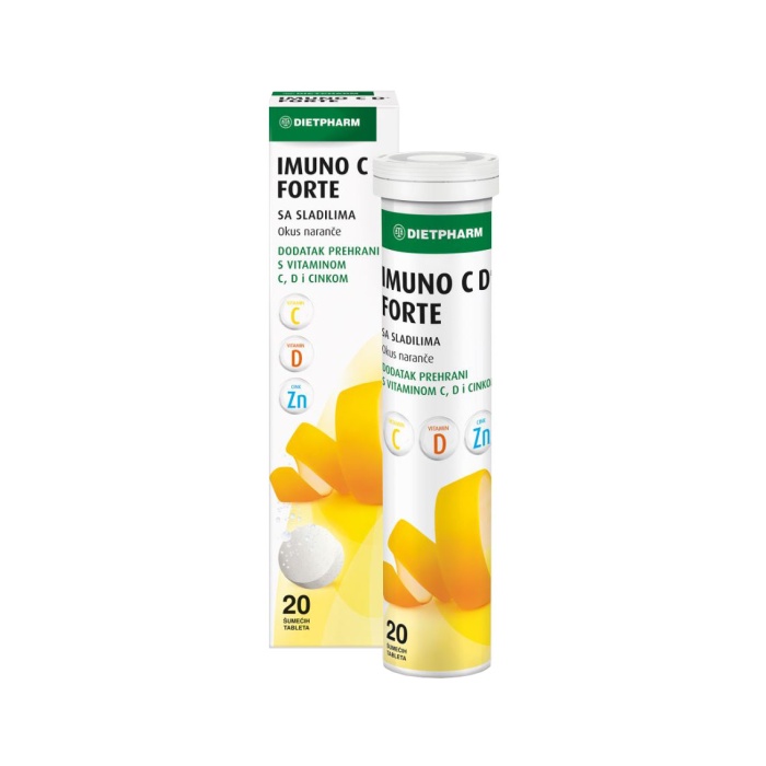 Dietpharm Imuno C forte 20 šumećih tableta
