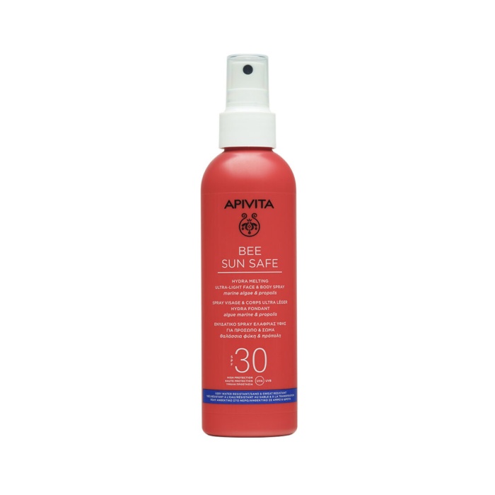 Apivita Bee Sun Safe lagani brzo upijajući sprej za lice i tijelo SPF30+ 200 ml