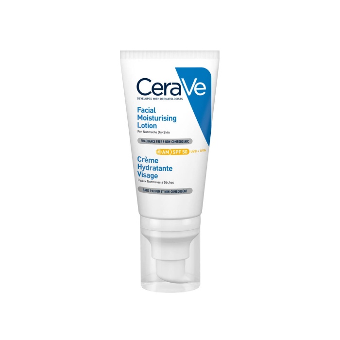 CeraVe Hidratantna njega za lice za normalnu do suhu kožu SPF50 52 ml