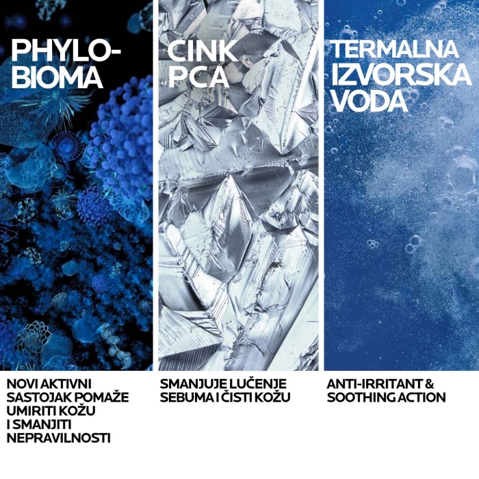 La Roche Posay Effaclar Pjenušavi gel za čišćenje masne, osjetljive kože sklone aknama 400 ml + REFILL PAKOVANJE 400 ml