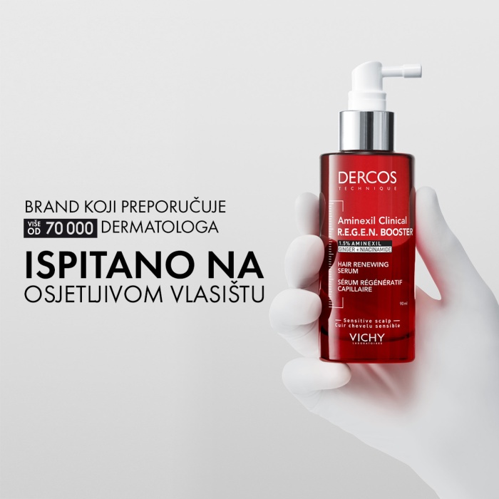 Vichy Dercos Aminexil Clinical Regen Booster serum za obnovu kose 90 ml