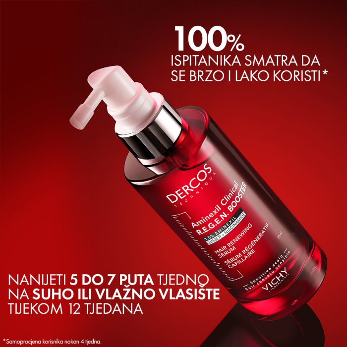 Vichy Dercos Aminexil Clinical Regen Booster serum za obnovu kose 90 ml