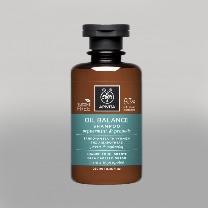 Apivita šampon za masnu kosu sa nanom i propolisom 250 ml