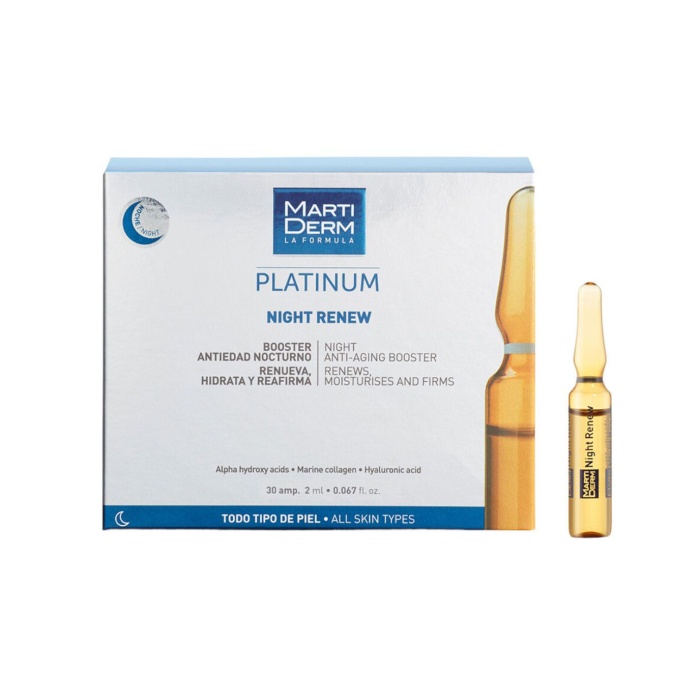 MartiDerm Platinum Night Renew ampula 10 komada