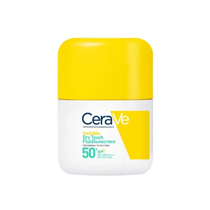 CeraVe Nevidljivi Dry Touch fluid za zaštitu od sunca SPF50+ vrlo visoka zaštita 50 ml