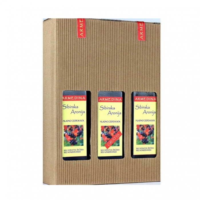 Sok sibirska aronija 750 ml 2+1 gratis