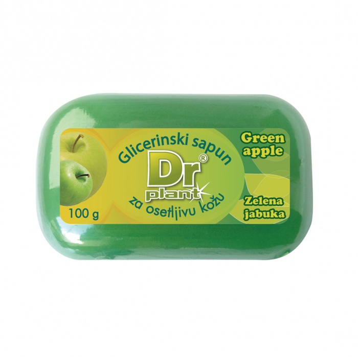 Dr. Plant glicerinski sapun zelena jabuka 100 g
