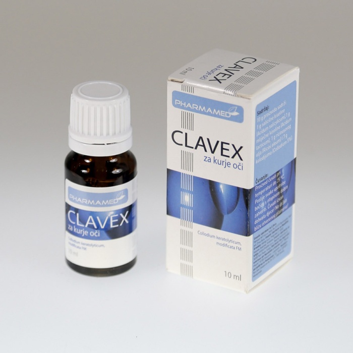 Clavex za kurje oči 10 ml