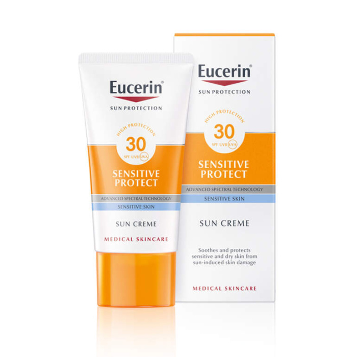 Eucerin Sun krema za zastitu kože lica od sunca SPF 30 50 ml