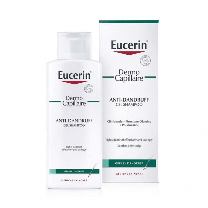 Eucerin DermoCapillaire gel šampon protiv masne peruti 250 ml