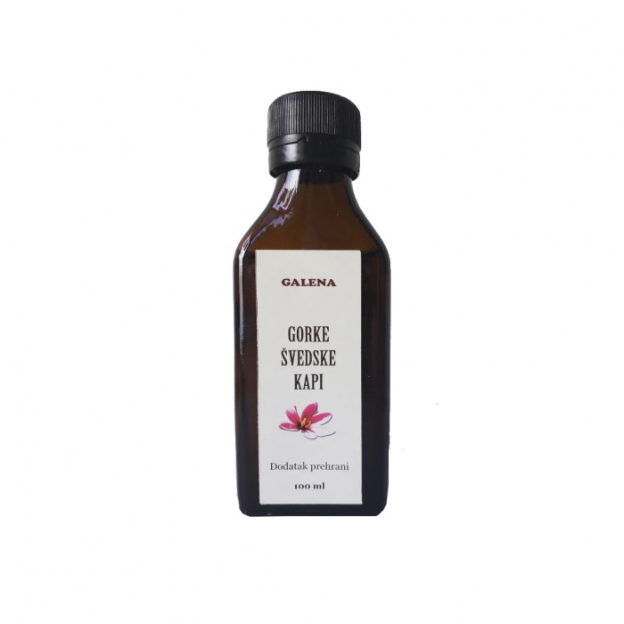 Galena gorke švedske kapi 100 ml