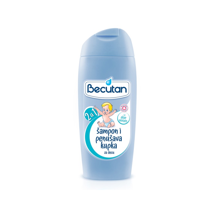 Becutan 2 u 1 šampon i pjenušava kupka 400 ml