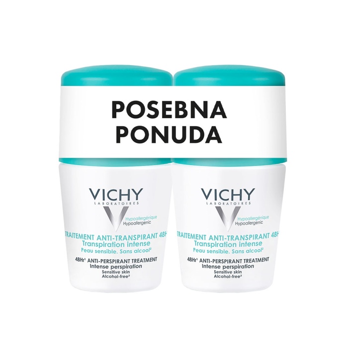 Vichy Deo roll-on 48h 2x50 ml