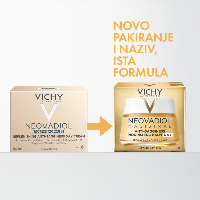 Vichy Neovadiol dnevna njega za gustoću i punoću kože u menopauzi, suva koža, 50 ml