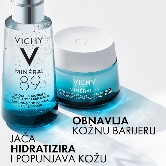 Vichy mineral 89 krema za hidrataciju suve kože 72 h 50 ml