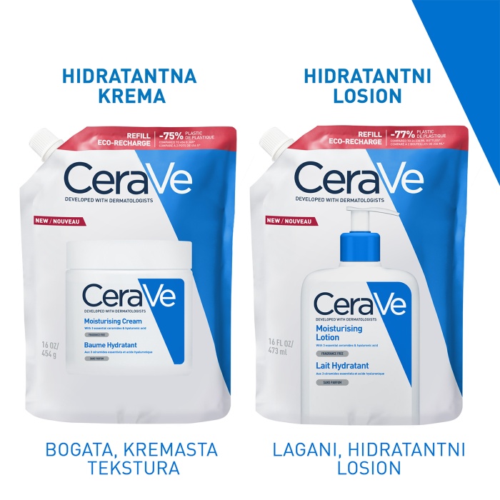 CeraVe Hidratantni losion za suvu do vrlo suvu kožu Refill 473ml